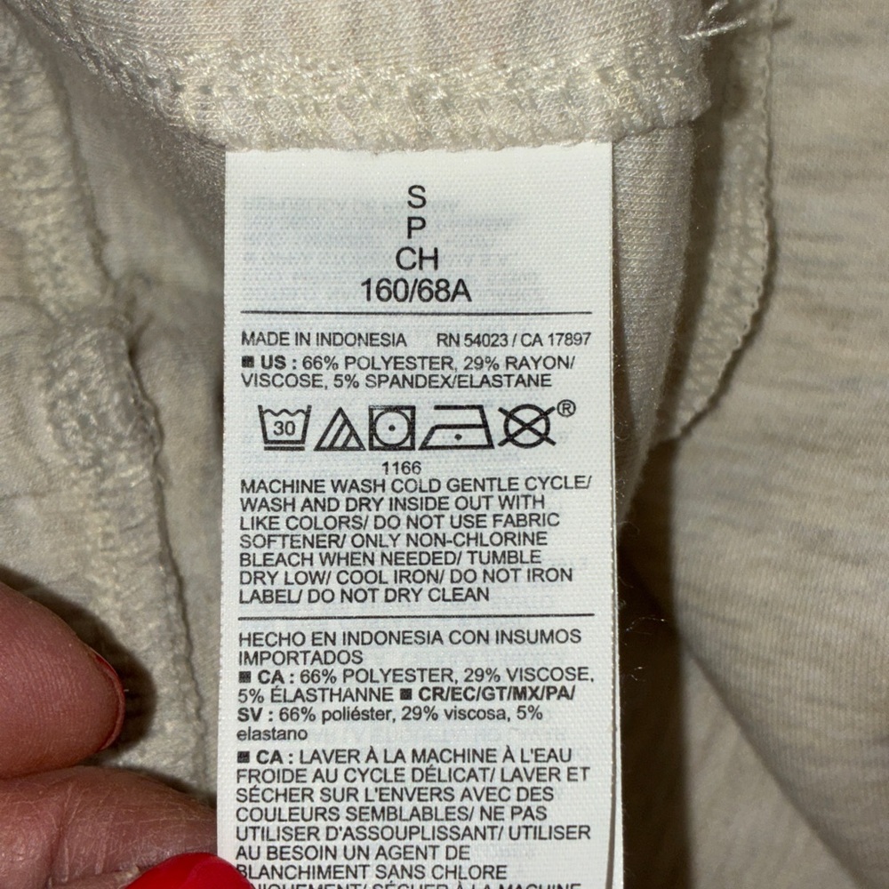Set - Bounce Fleece Half-Zip Pullover Sweatshirt Sz XS matching sweat pant Sz S - Picture 13 of 16